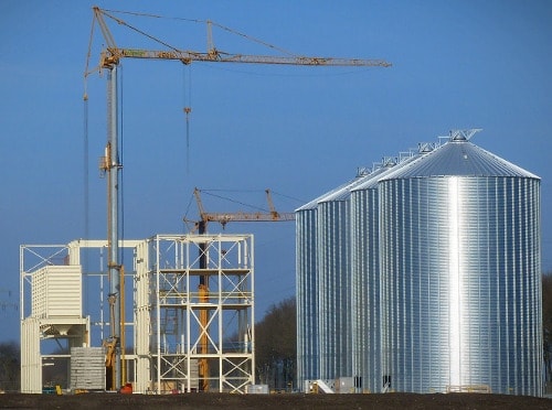 bin jacking and grain handling in Missouri