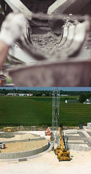 grain bin concrete foundation repair