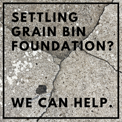 grain bin settlement
